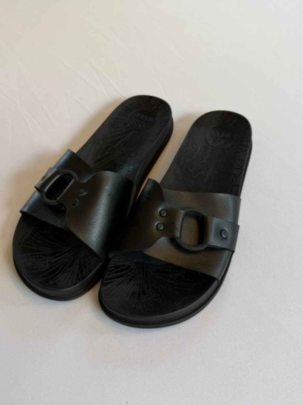 Reef Cushion Soho Cruz Slide Sandal - Black Size 10
